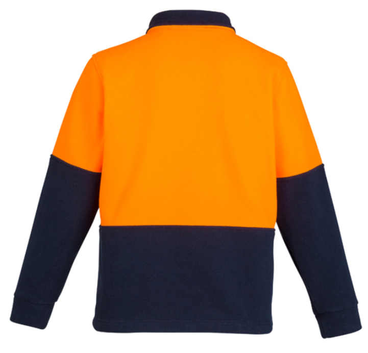UNISEX HI VIS HALF ZIP FLEECE JUMPER ZT460