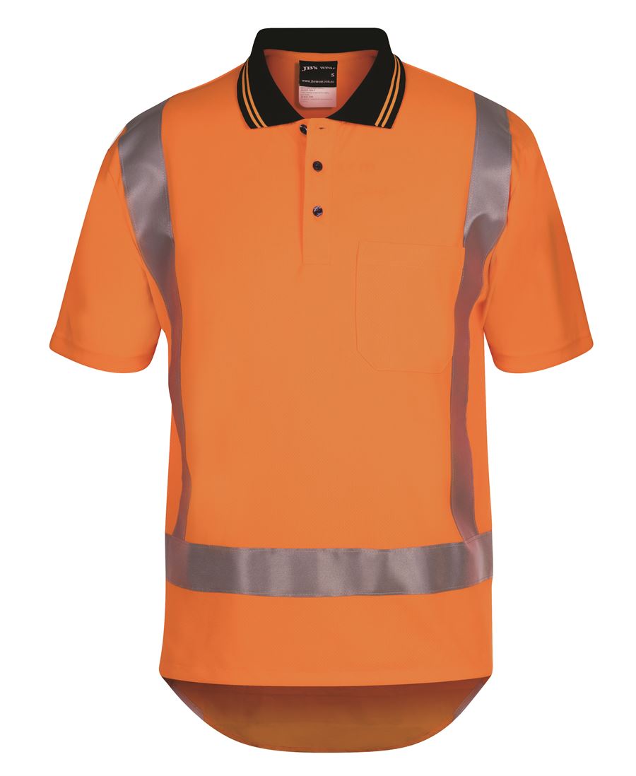 HI VIS (D+N) S/S NON CUFF TTMC-W TRADITIONAL POLO 6DTSP