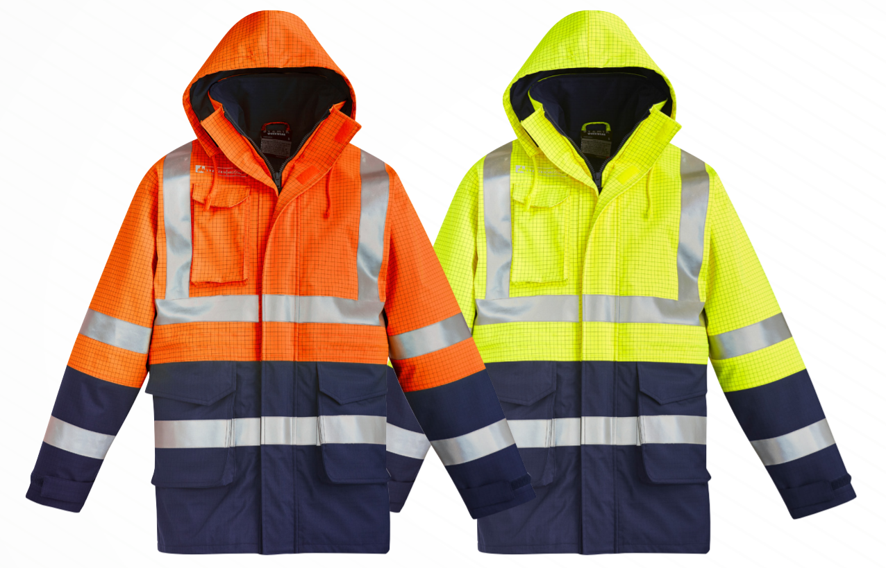 MENS FR ARC RATED ANTI STATIC WATERPROOF JACKET ZJ900