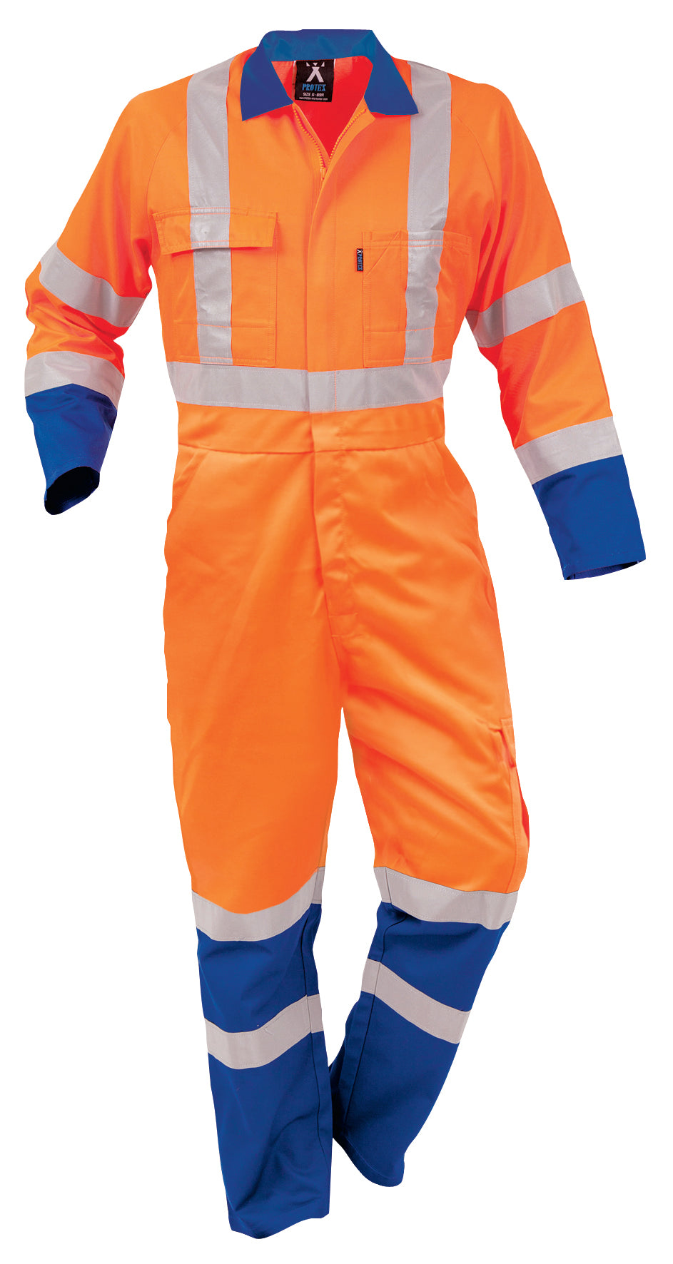 HI VIS TTMC-W VISLON ZIP OVERALLS CTPPCLW ROR