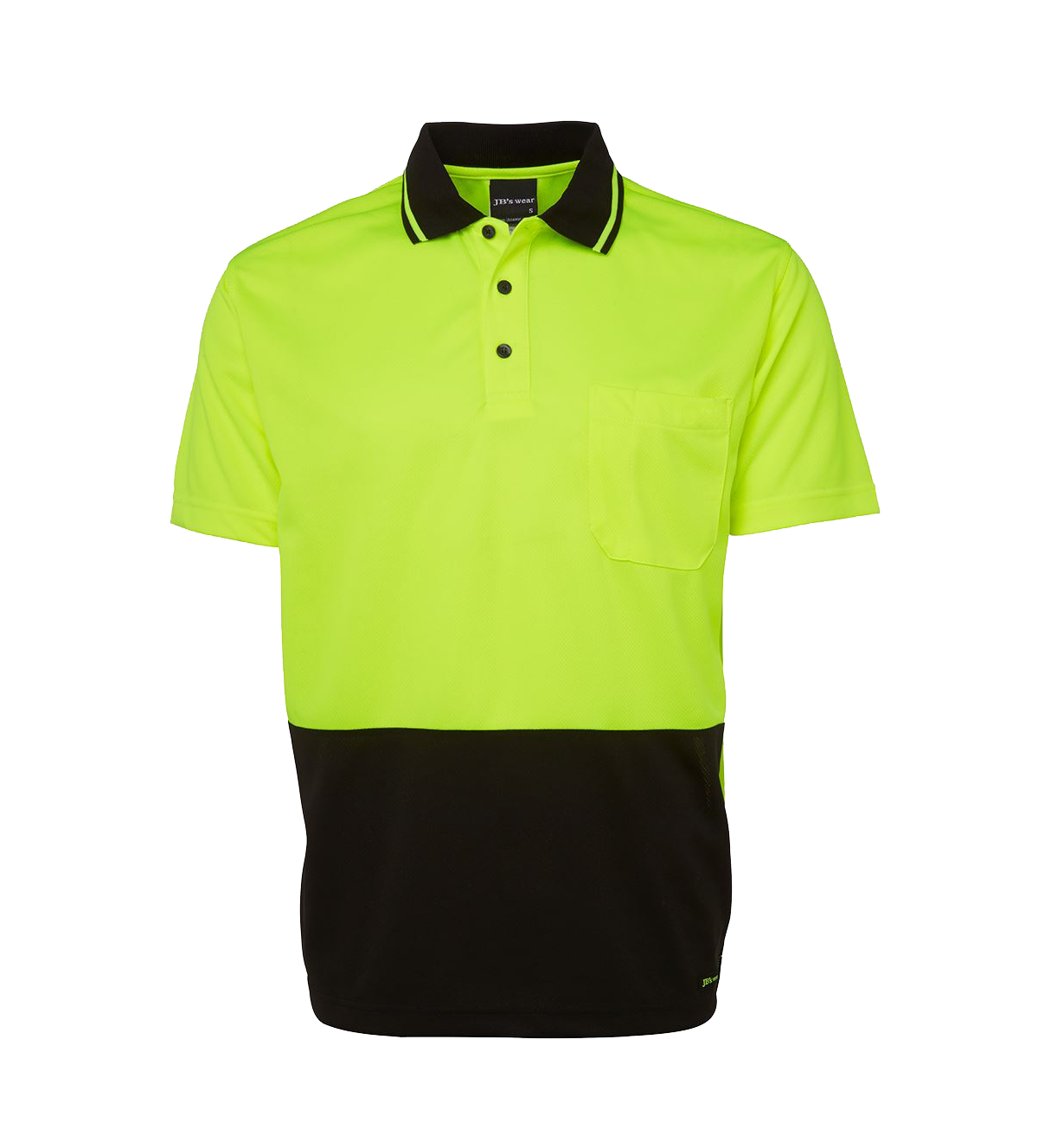 HI-VIS NON CUFF TRADITIONAL POLO 6HVNC