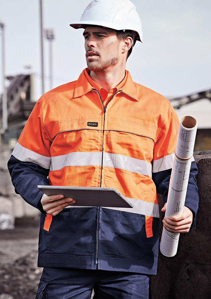HI VIS COTTON DRILL JACKET ZJ590