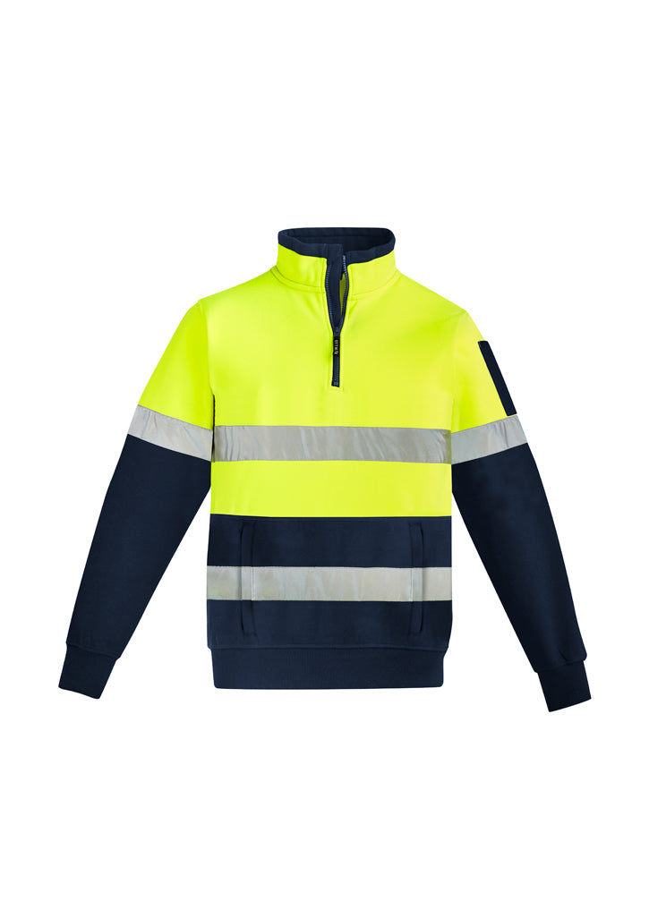 HI VIS 1/4 ZIP PULLOVER HOOP TAPED ZT566