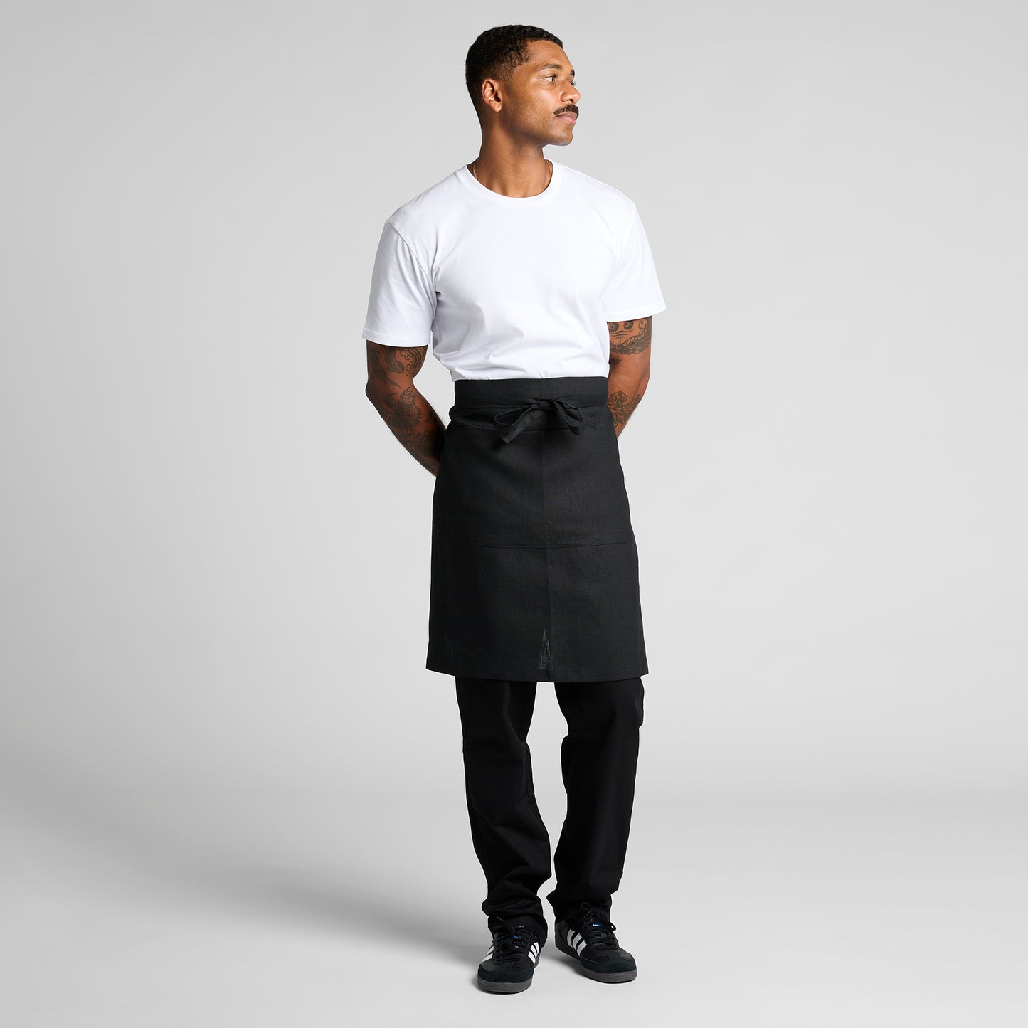 Linen Half Apron 1087