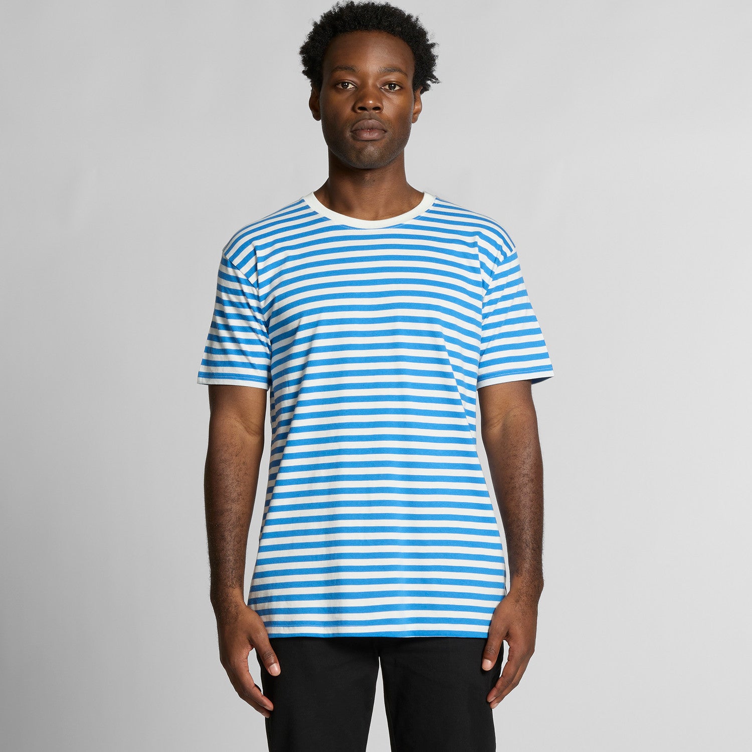 MENS STAPLE STRIPE TEE - 5028