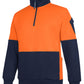 JB's 350g Hi Vis 1/2 ZIp Trade Fleece 6CHVF