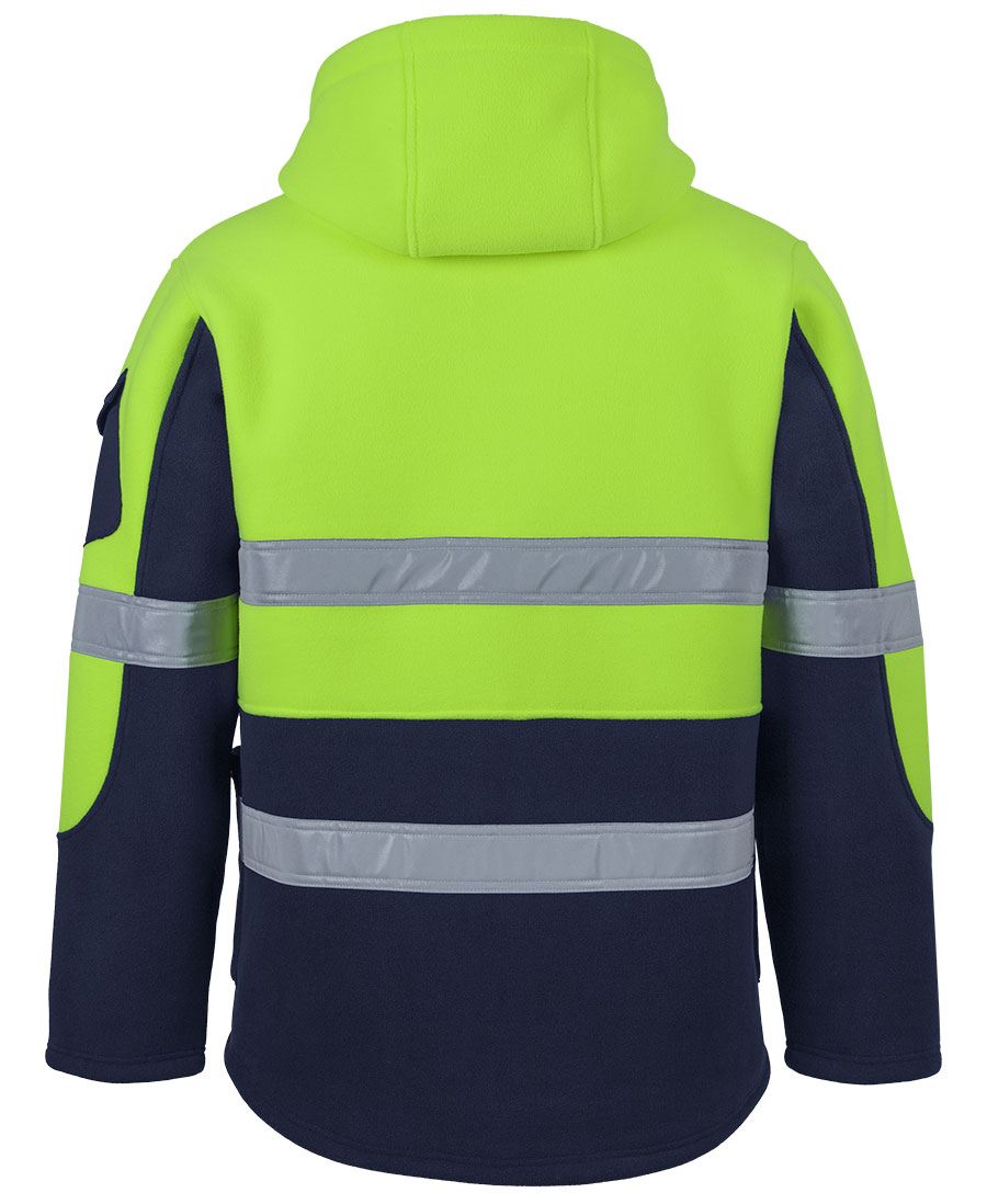 JB's Hi Vis D+N 450g Full Zip Shepherd Hoodie 6DLZ