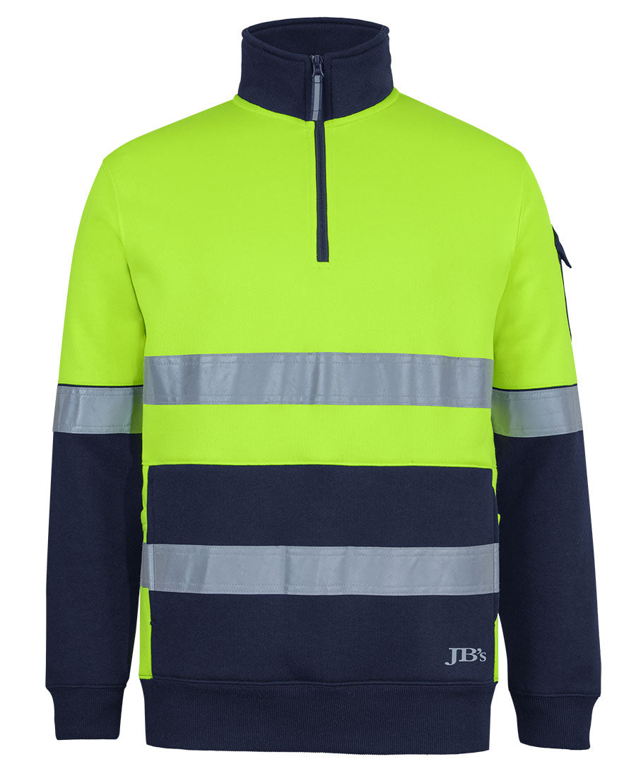 JB's 350g Hi Vis (D+N) 1/2 Zip Trade Fleece 6DNVF