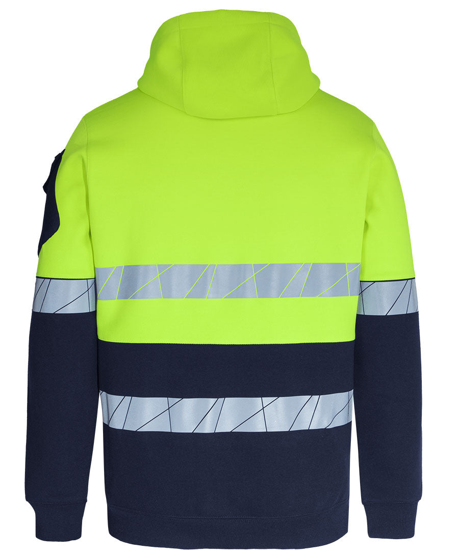 JB's 450g Hi VIs Pull Over Hoodie with Fragmented Tape 6DPFP