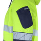 JB's 450g Hi Vis Full Zip Hoodie with Fragmented Tape 6DPFZ