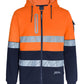 JB's 450g Hi Vis Full Zip Hoodie with Fragmented Tape 6DPFZ