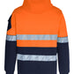 JB's 450g Hi Vis Full Zip Hoodie with Fragmented Tape 6DPFZ