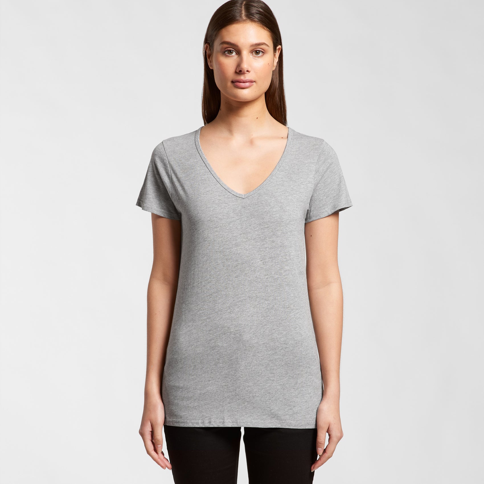 WO'S BEVEL VNECK TEE - 4010