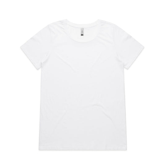 WO'S SHALLOW SCOOP TEE - 4011