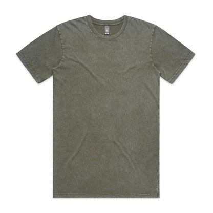 MENS STONE WASH STAPLE TEE - 5040