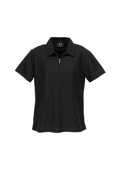 LADIES MICRO WAFFLE POLO P3325