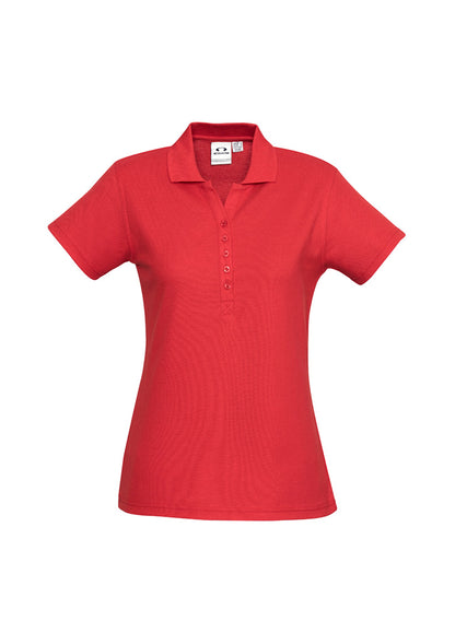 LADIES CREW POLO P400LS