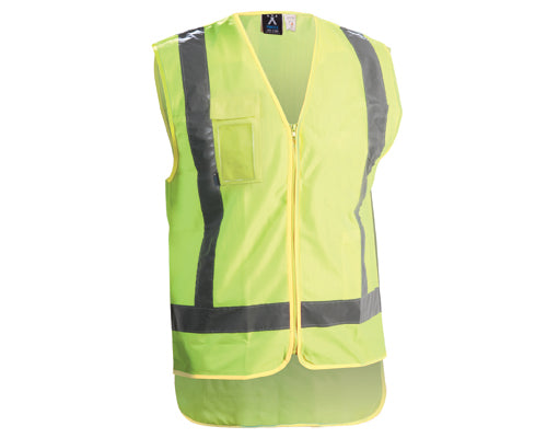 HI VIS DAY/NIGHT POLYESTER VEST ZIPPED  V5M